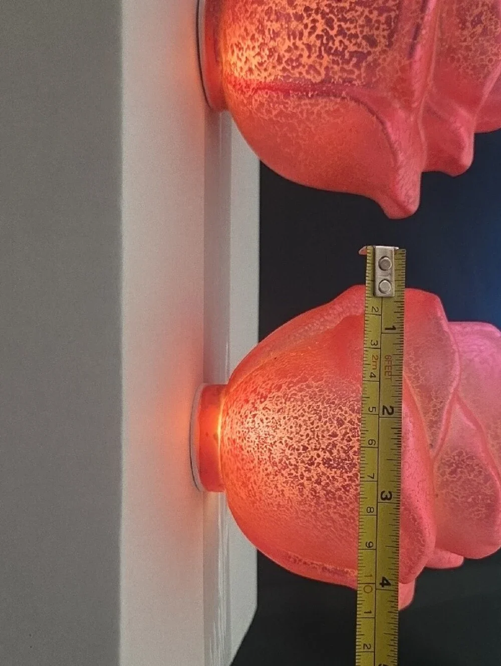 Set of 2 Illuminated Mercury Glass Roses by Valerie